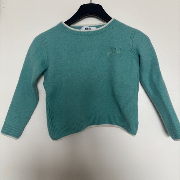 MSGM Wool Turquoise Sweater - XXS [Read!] - Picture 2 of 6